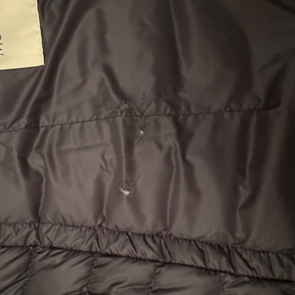 Moncler light down navy blue coat - Picture 8 of 16